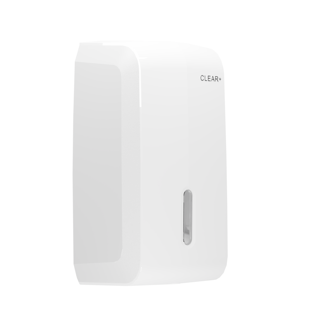 Clear+ toilet paper dispenser