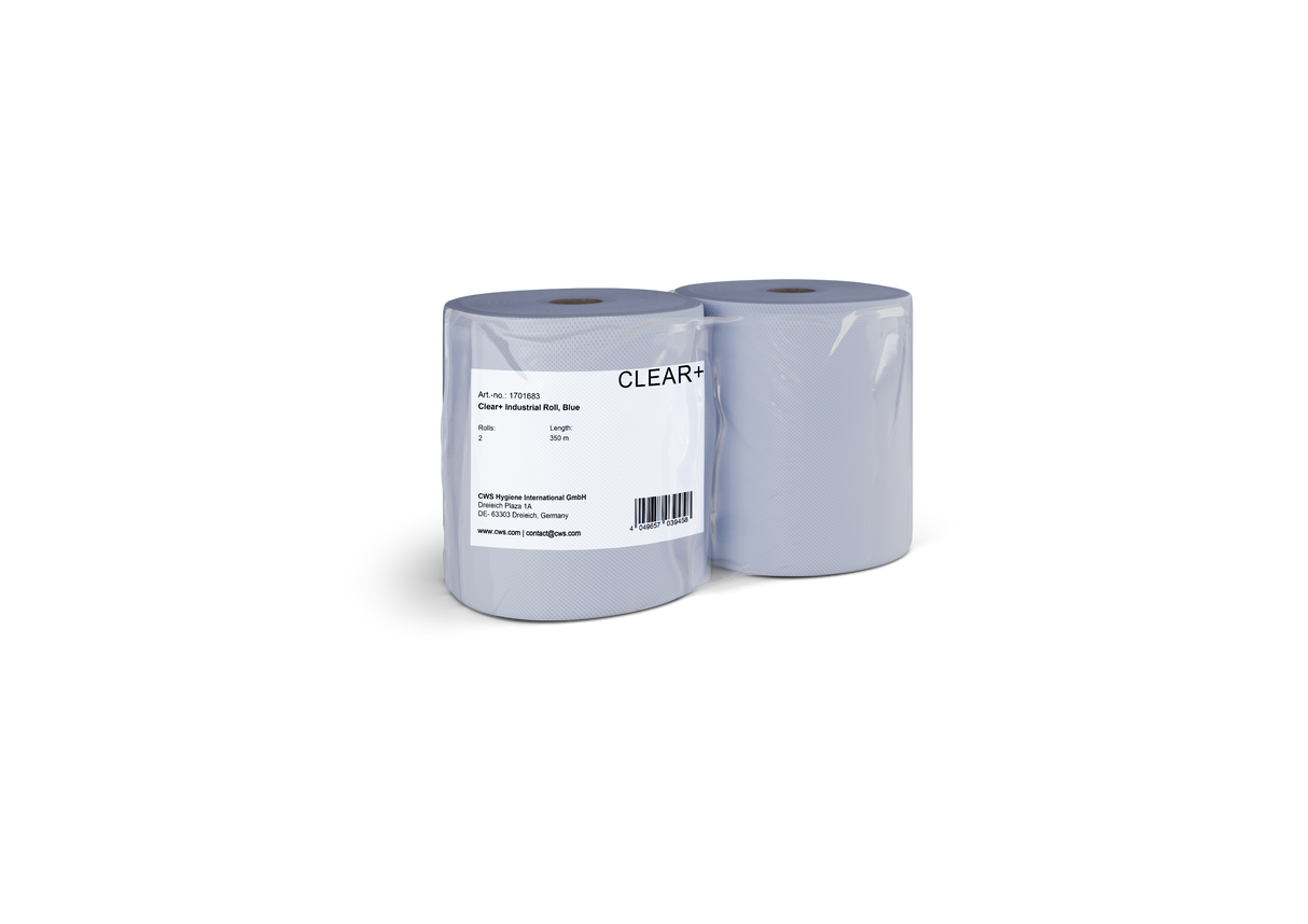Czyściwo papierowe niebieskie Clear+
