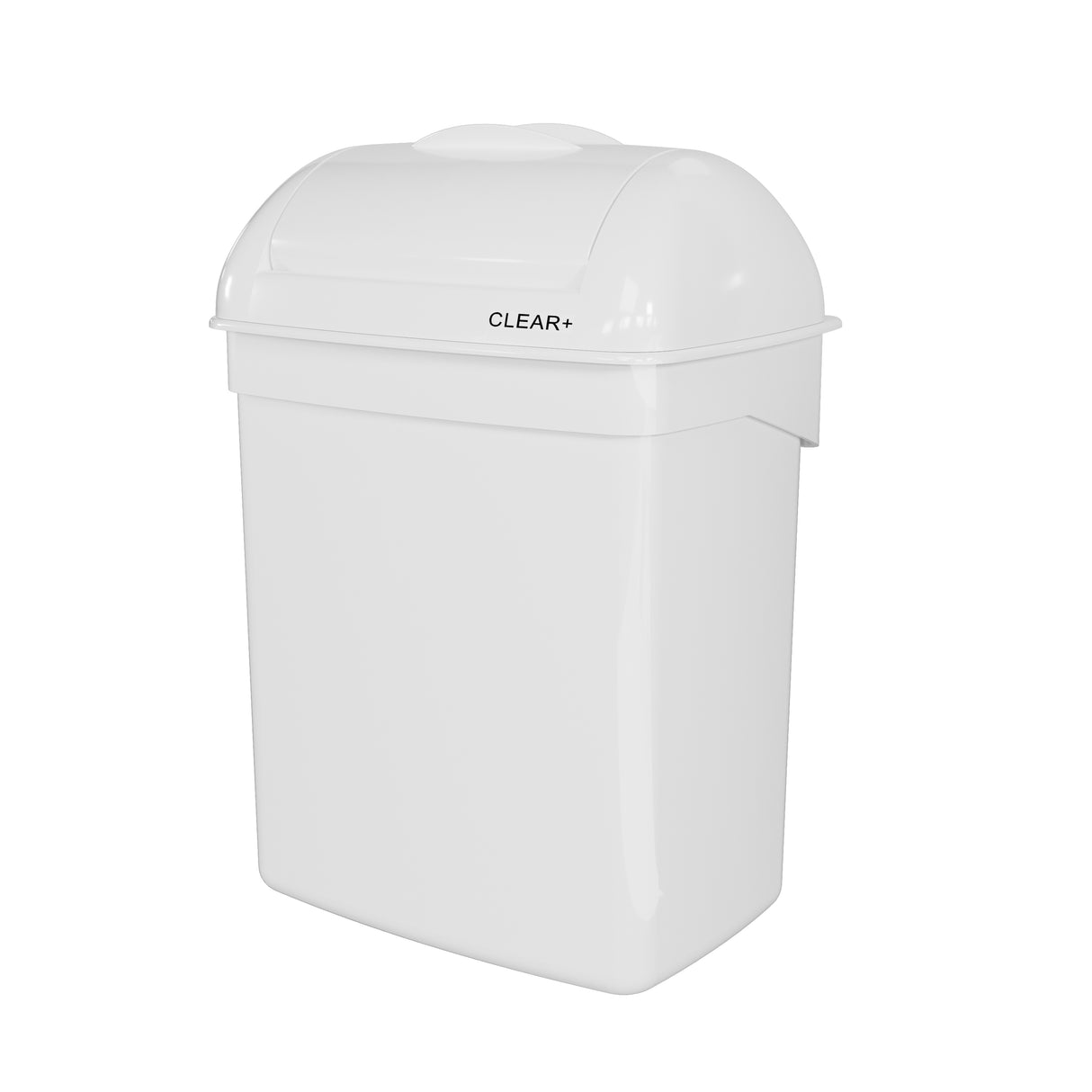 Kosz na śmieci Clear+ 8l biały