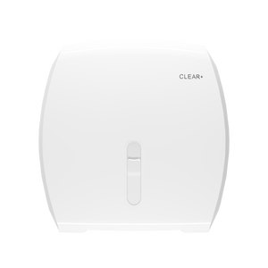 Podajnik papieru toaletowego Jumbo Clear+ biały