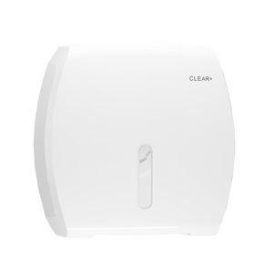 Podajnik papieru toaletowego Jumbo Clear+ biały