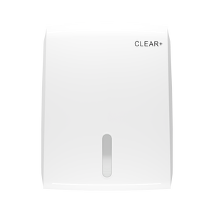 Podajnik ręczników składanych Clear+ biały