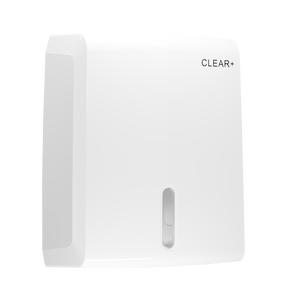 Podajnik ręczników składanych Clear+ biały