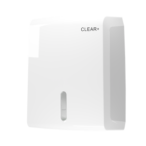 Podajnik ręczników składanych Clear+ biały