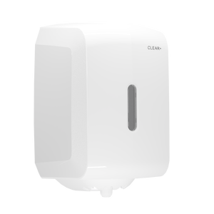 Podajnik ręczników papierowych centralego dozowania Clear+ biały
