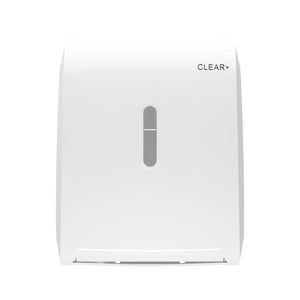 Podajnik ręczników w rolce Clear+ biały