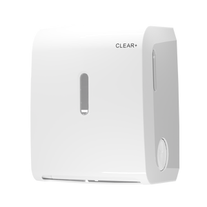 Podajnik ręczników w rolce Clear+ biały