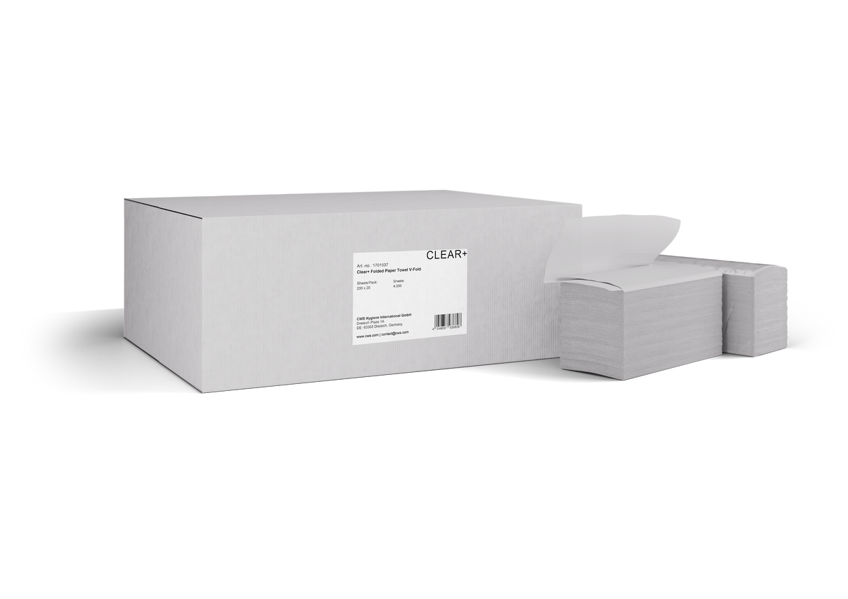 Papier składany typu V Clear+