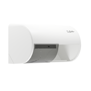 Podajnik papieru toaletowego Clear+ biały