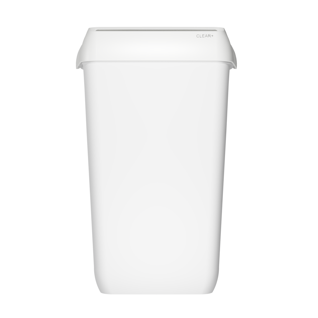 Kosz na śmieci Clear+ 43l biały