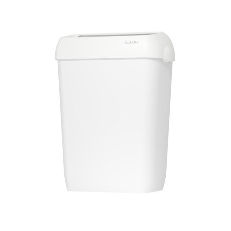 Kosz na śmieci Clear+ 23l biały