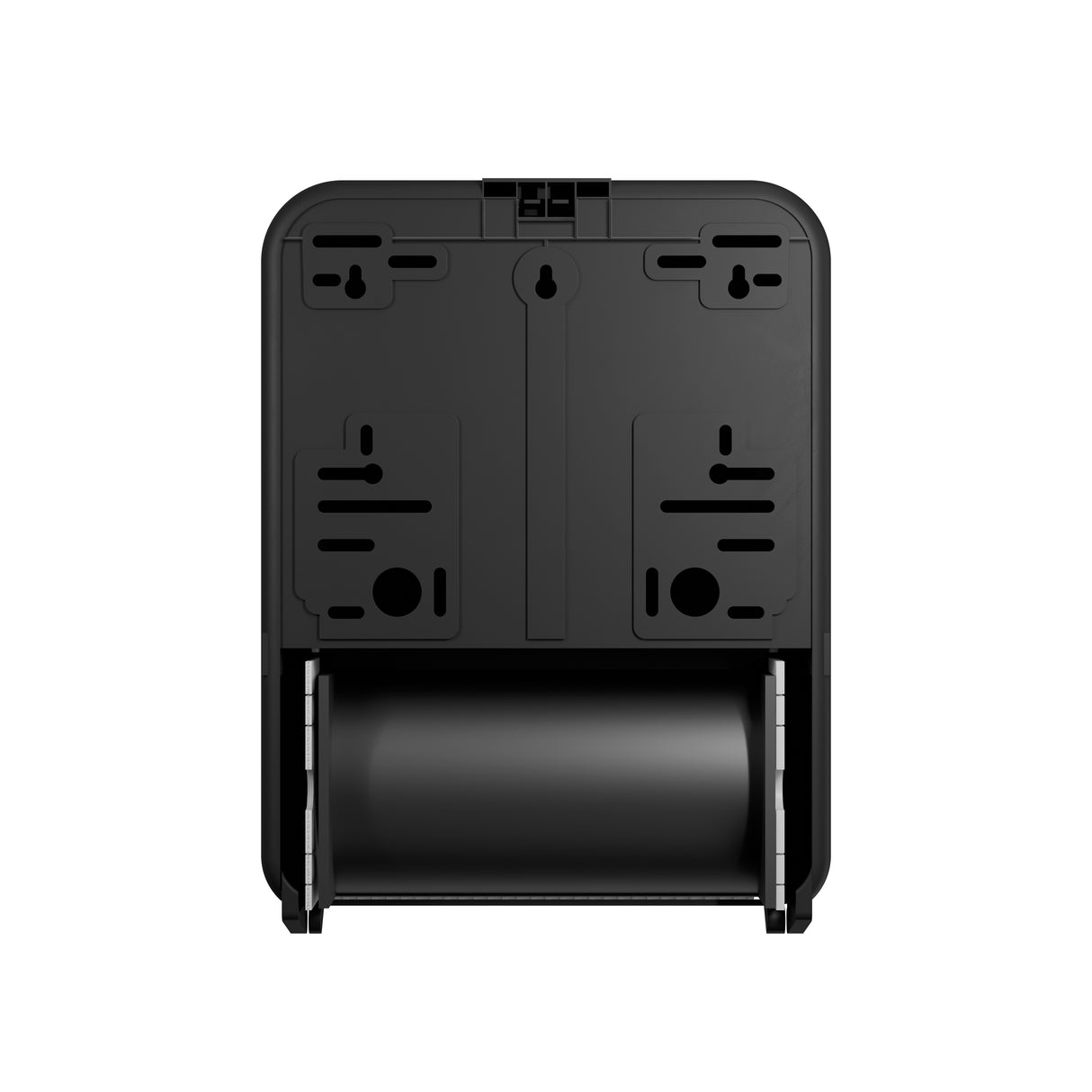 Podajnik ręczników papierowych w rolce Clear+ EcoBlack czarny
