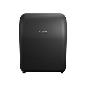 Podajnik ręczników papierowych w rolce Clear+ EcoBlack czarny