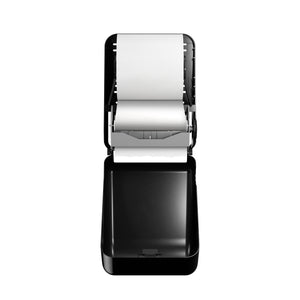 Podajnik ręczników papierowych w rolce Clear+ EcoBlack czarny