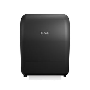 Podajnik ręczników papierowych w rolce Clear+ EcoBlack czarny