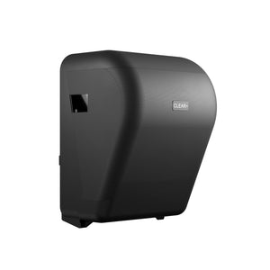 Podajnik ręczników papierowych w rolce Clear+ EcoBlack czarny