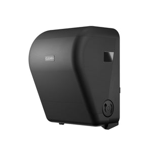 Podajnik ręczników papierowych w rolce Clear+ EcoBlack czarny
