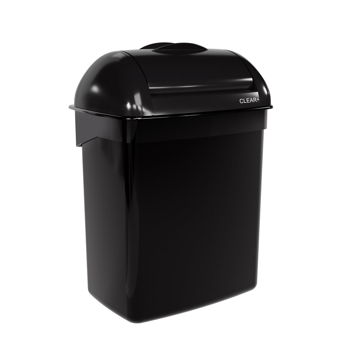Kosz na śmieci Clear+ EcoBlack 8l czarny