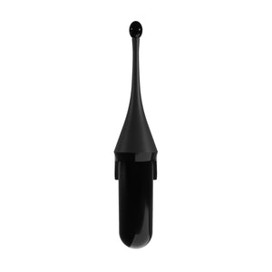 Szczotka do toalety z pojemnikiem Clear+ EcoBlack mocowana do ściany czarna
