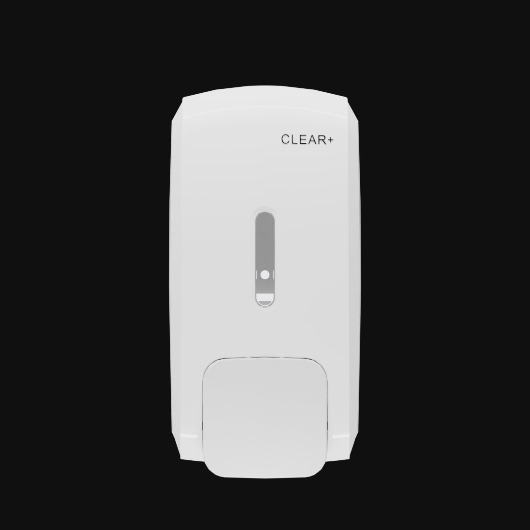 Dozownik mydła w kremie Clear+ 500ml biały