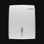 Podajnik ręczników składanych Clear+ biały