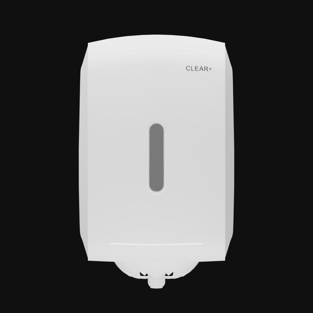 Podajnik ręczników papierowych centralego dozowania Clear+ biały